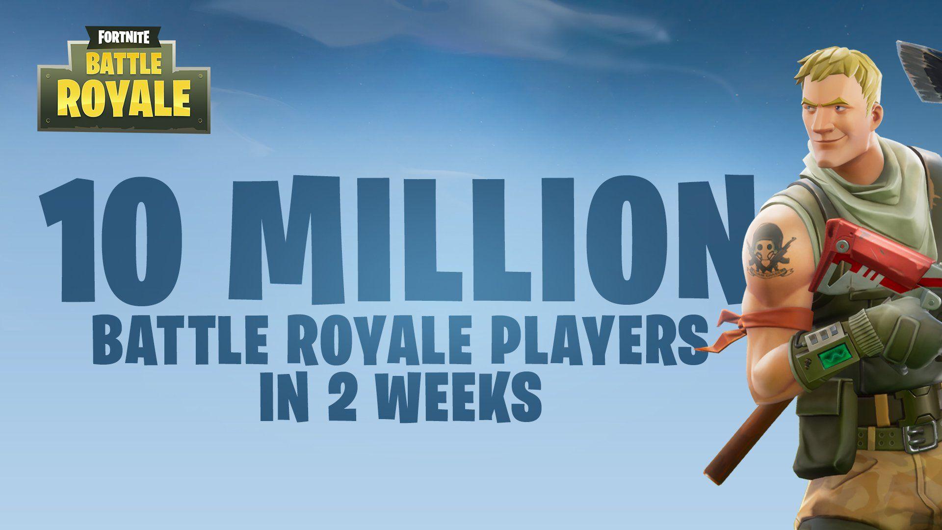 Fortnite Battle Royale Surpasses 10 Million Players