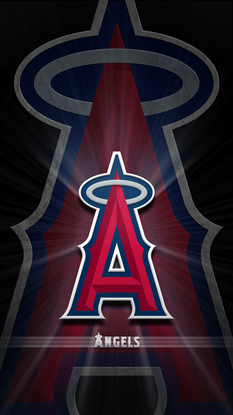 Angels Baseball iPhone Wallpaper