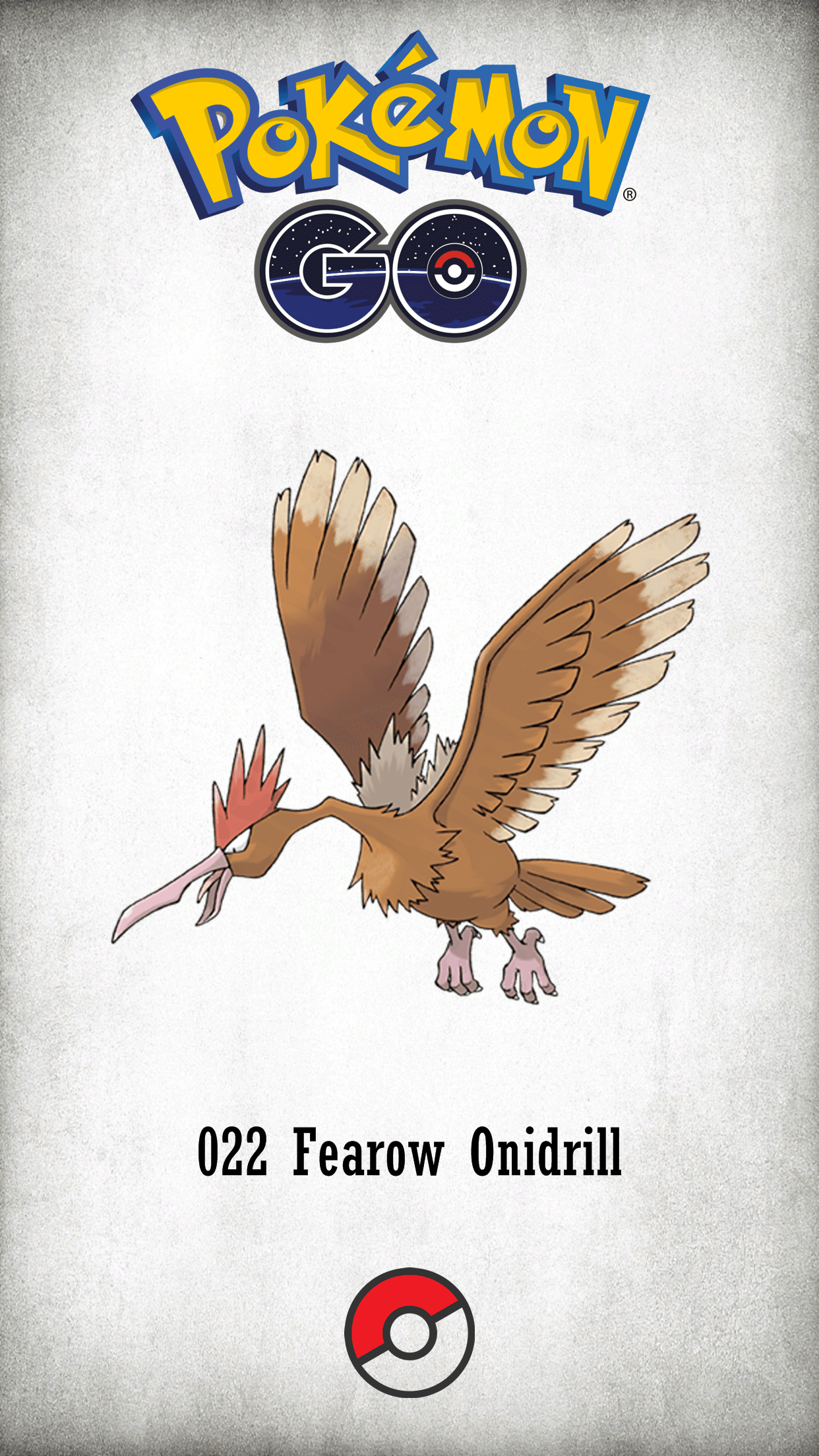 Character Fearow Onidrill