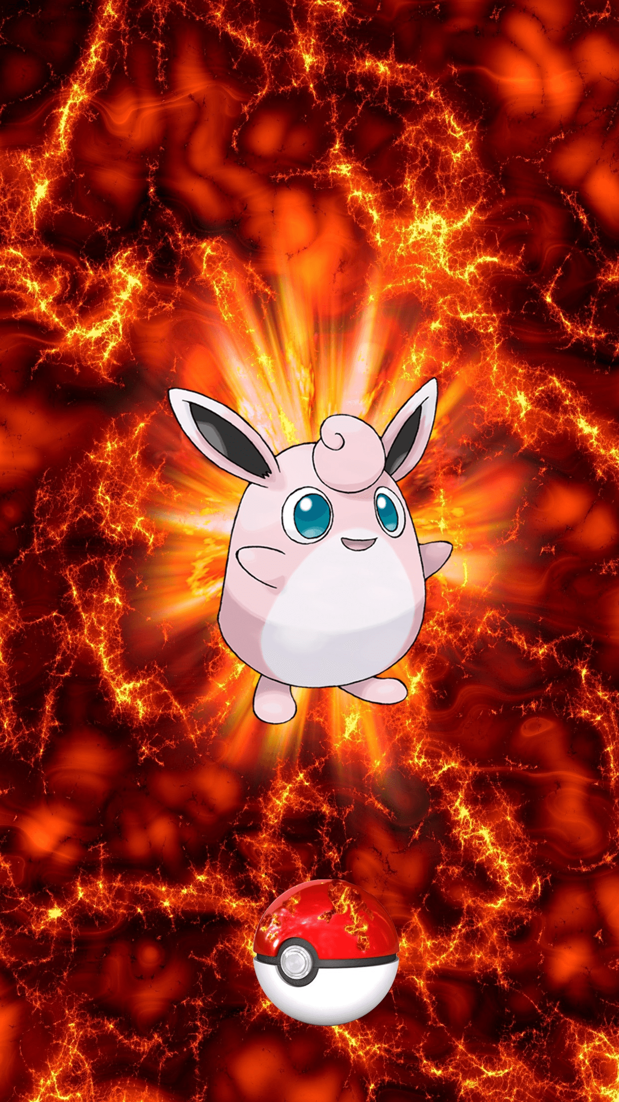 Fire Pokeball Wigglytuff Pukurin Jigglypuff