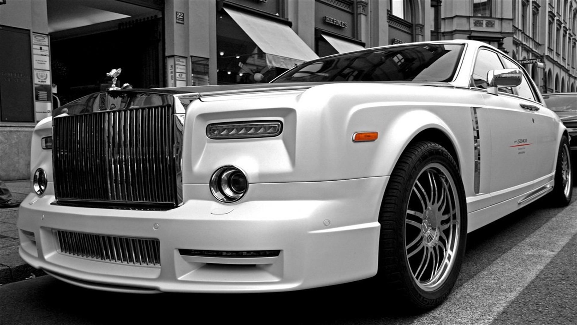 Background Classic Rolls Royce Photo iPhone Ghost Logo On Car HD
