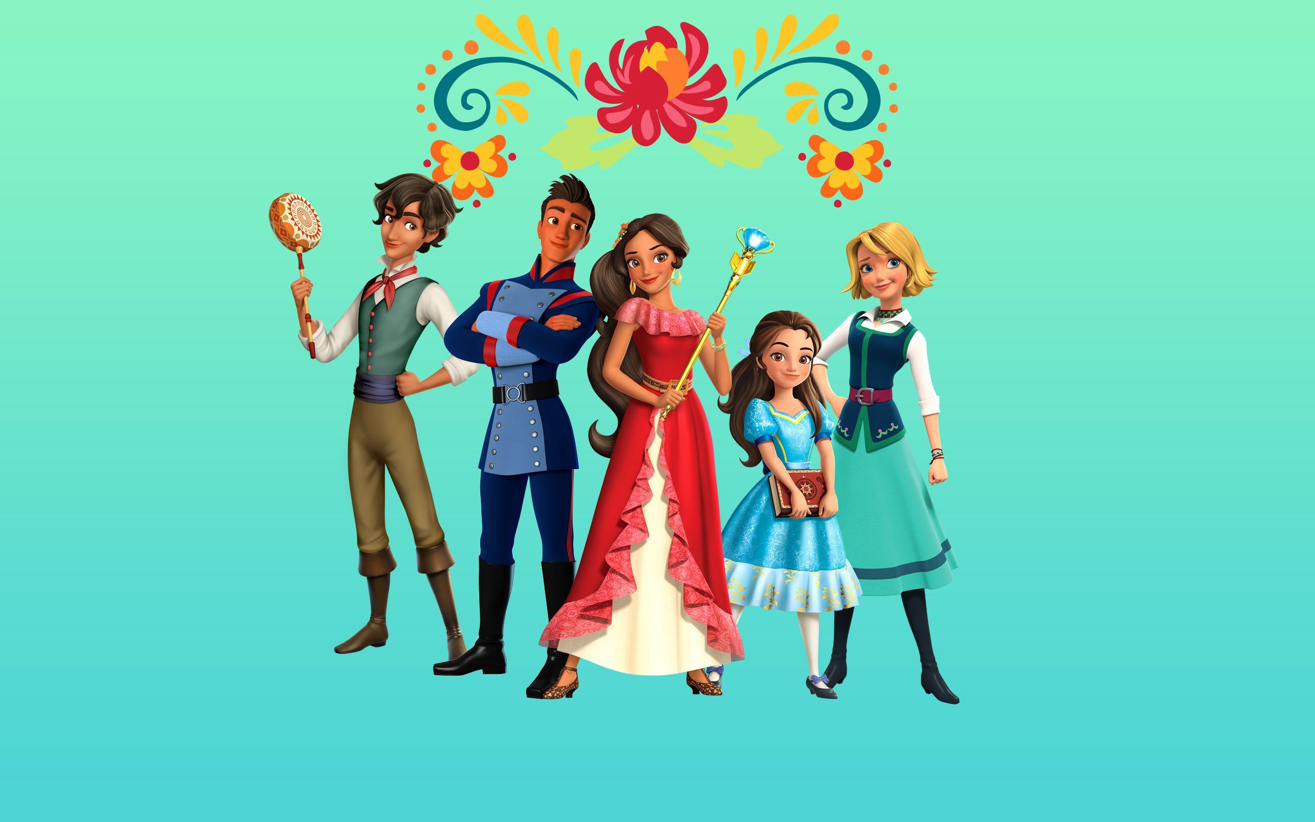 Elena of Avalor: Big wallpaper with main characters