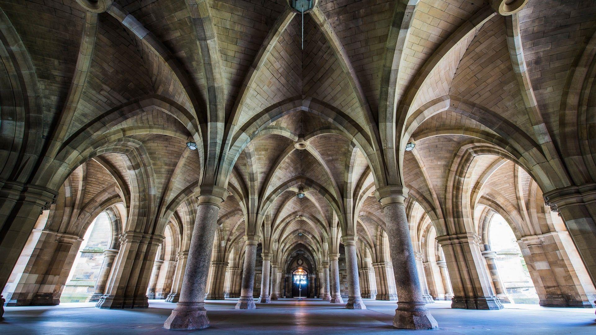 Wallpaper, building, symmetry, arch, church, arcade, cathedral