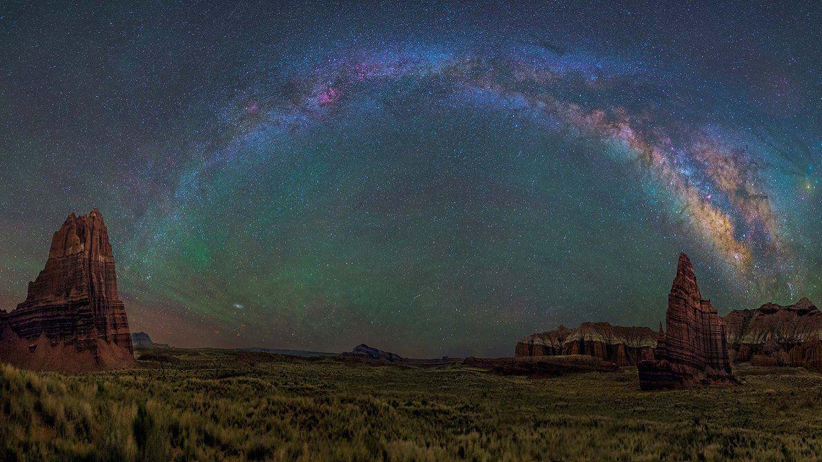 The Milky Way over Capitol Reef National Park