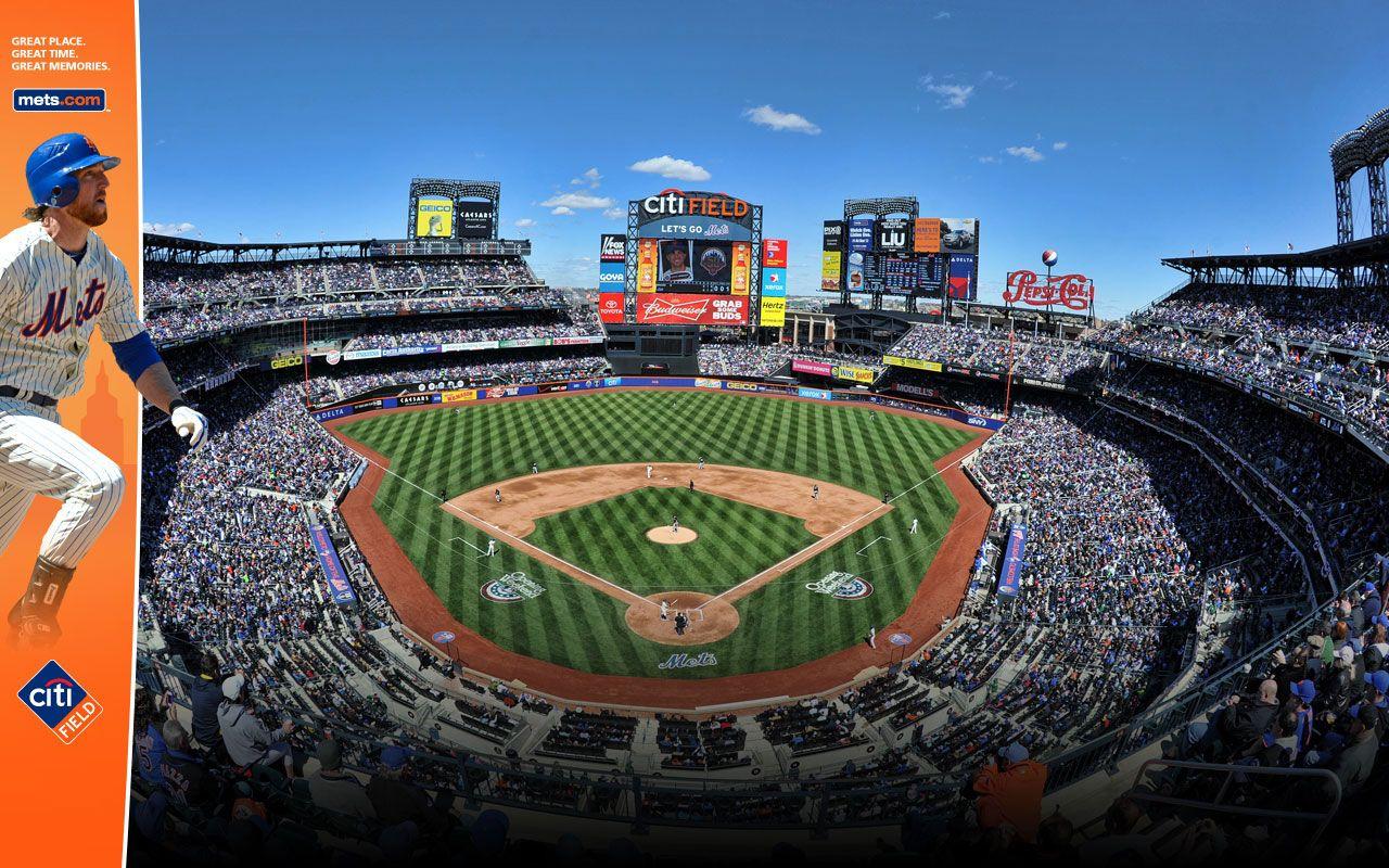 baseball stadium New York Mets free desktop background