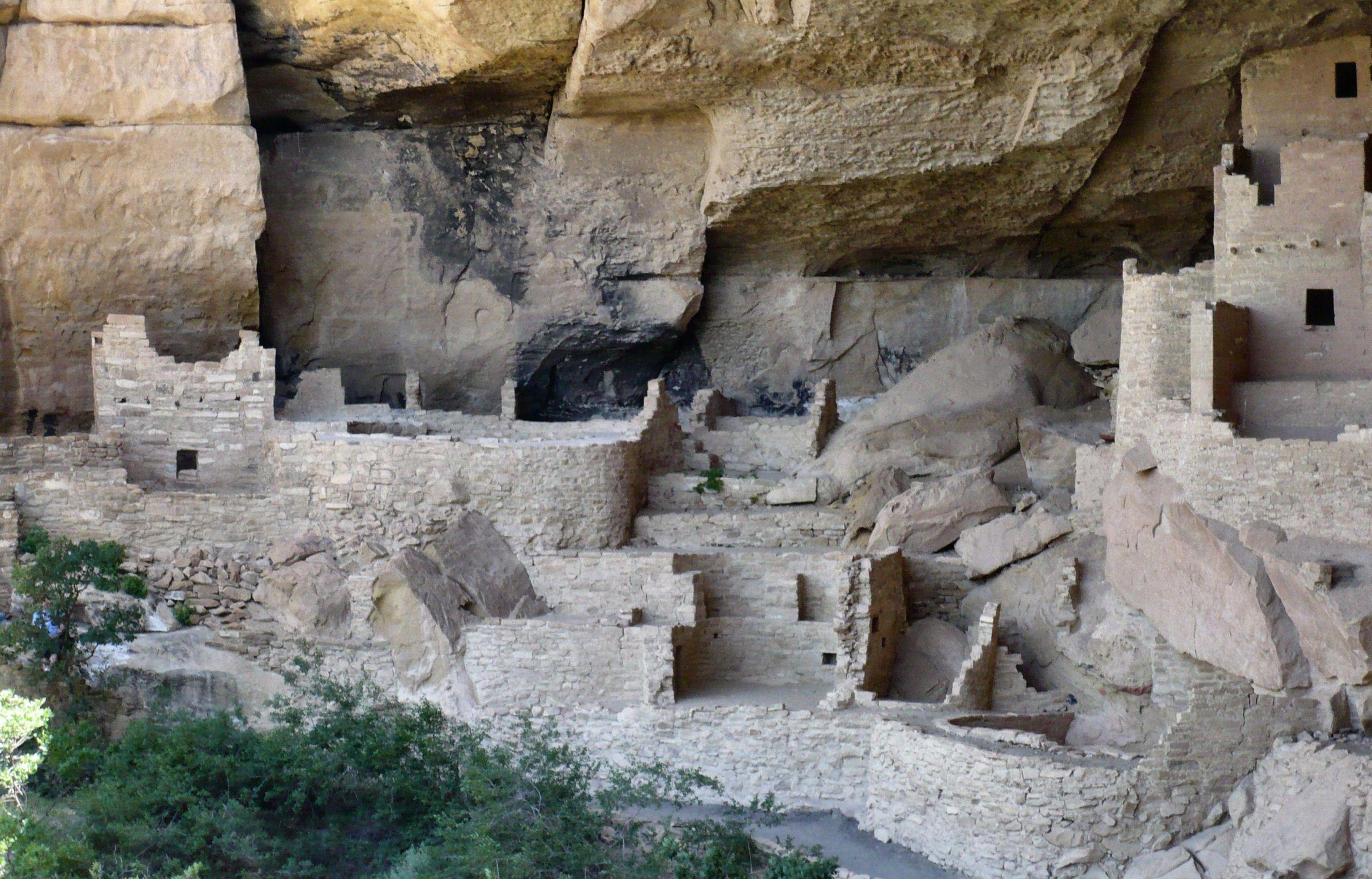 Ancient: Cliff Palace Mesa Verde Wide Sceen Photography USA Native