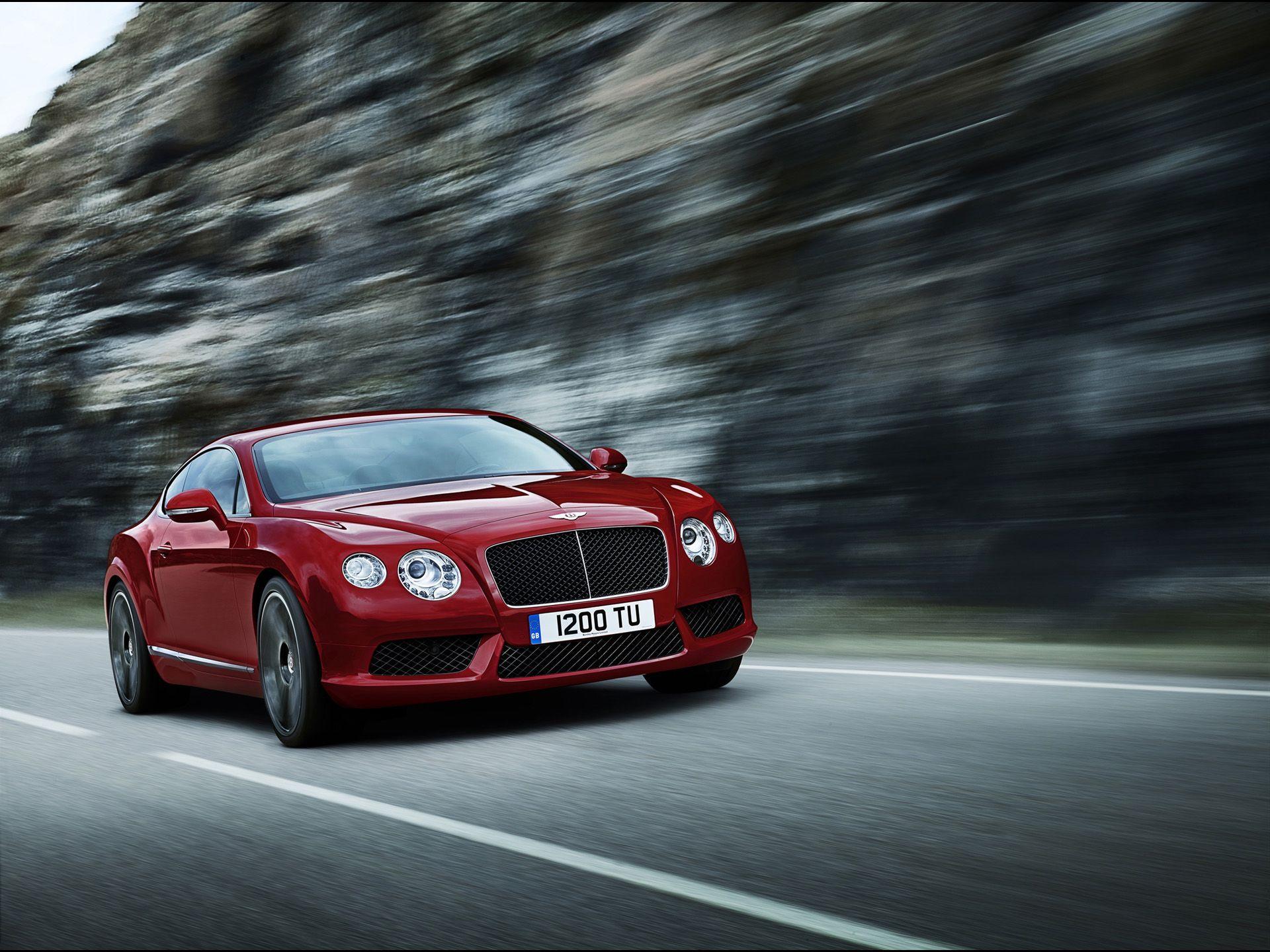 Bentley Continental GT V8 Front Angle Speed 2