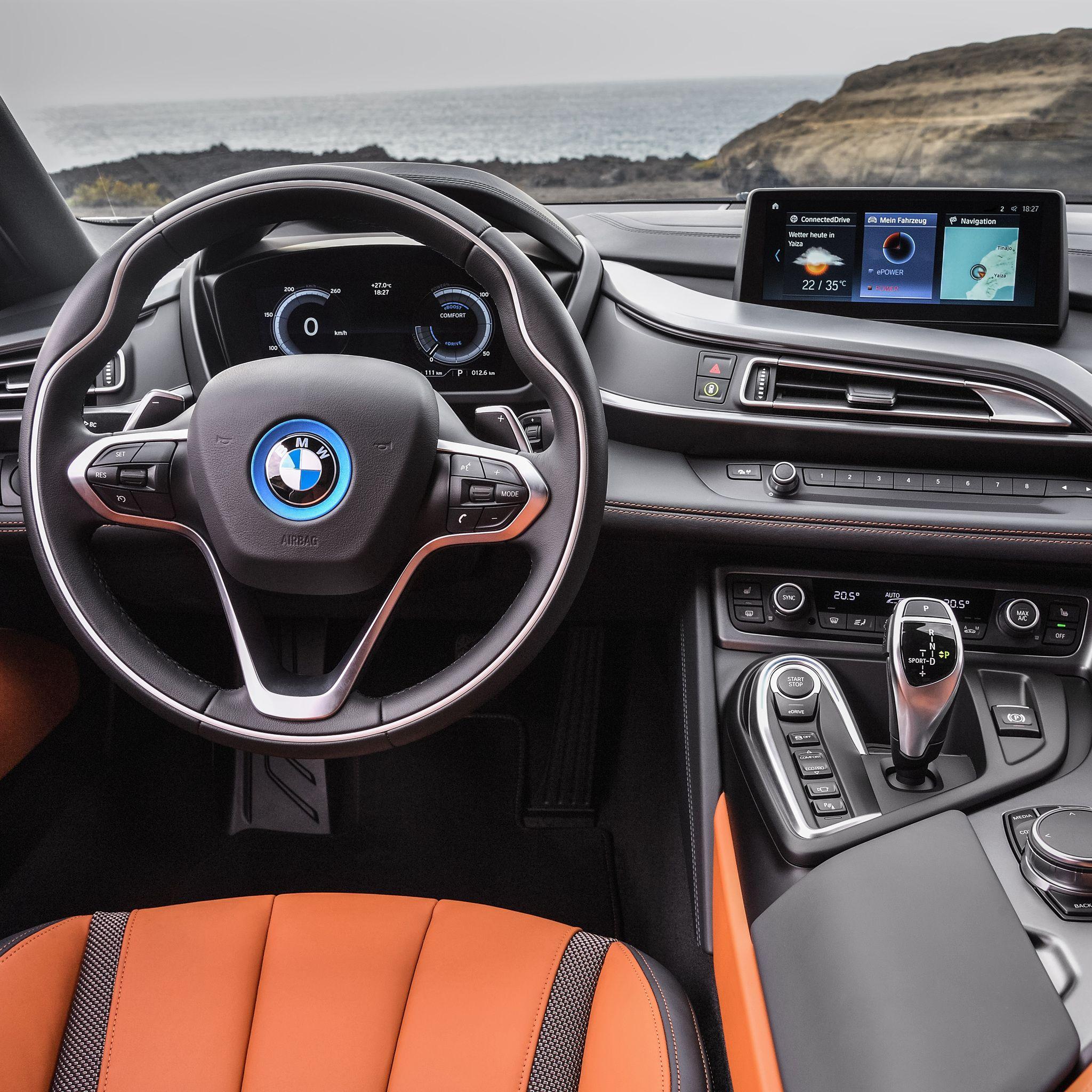BMW I8 Roadster Interior iPad Air HD 4k Wallpaper