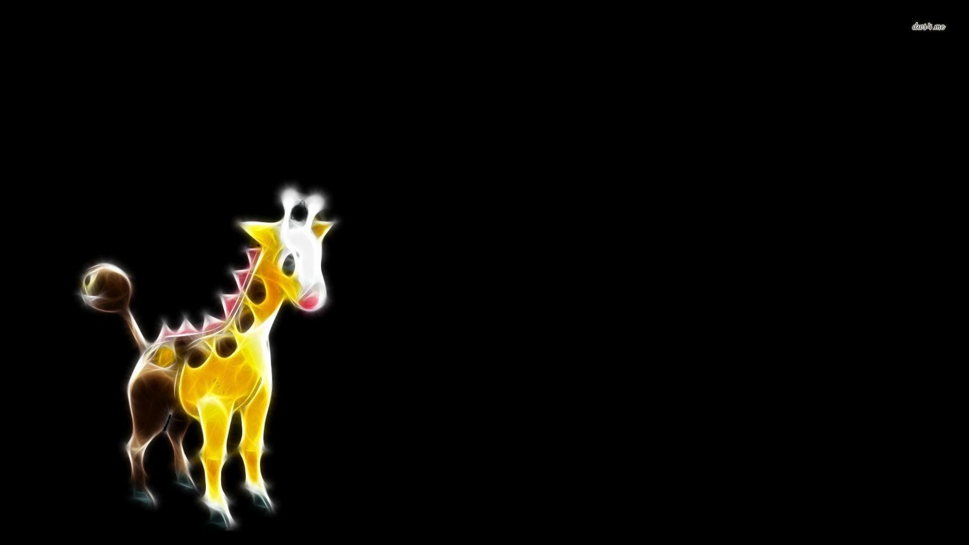 girafarig #pokemon #anime #pocketmonsters. neon