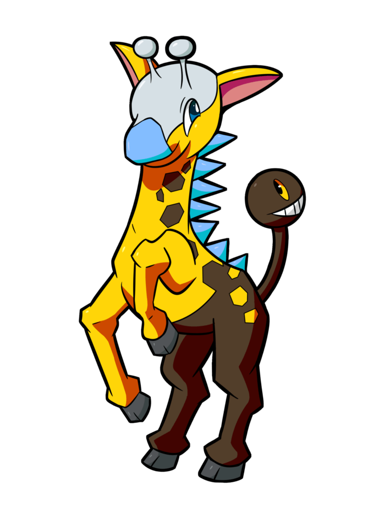 Psyched Up Collab: Shiny Girafarig