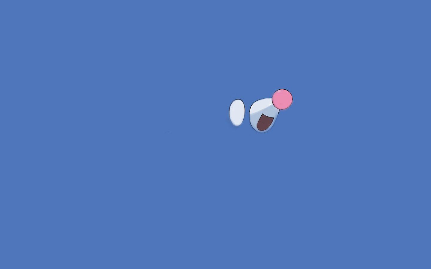 I tried (and failed) to make a minimalist Popplio wallpaper