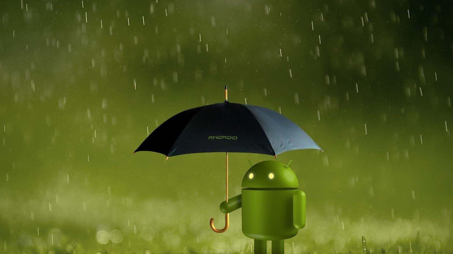 Rainy Android Wallpaper
