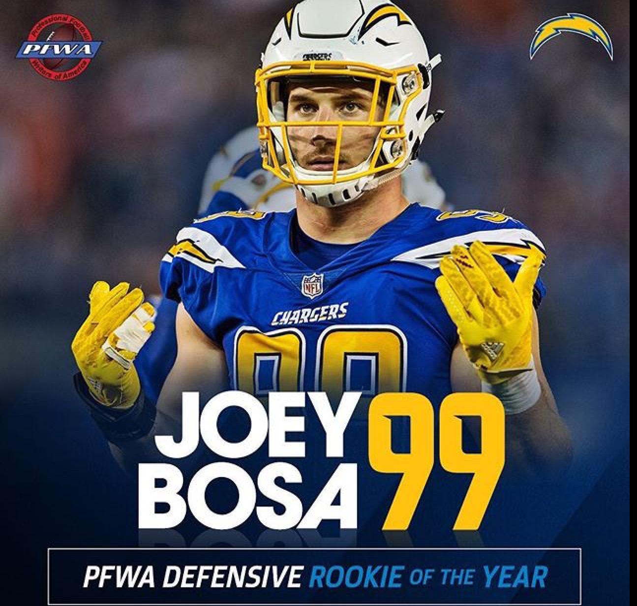 Joey Bosa 99 Los Angeles Chargers! ⚡. Football
