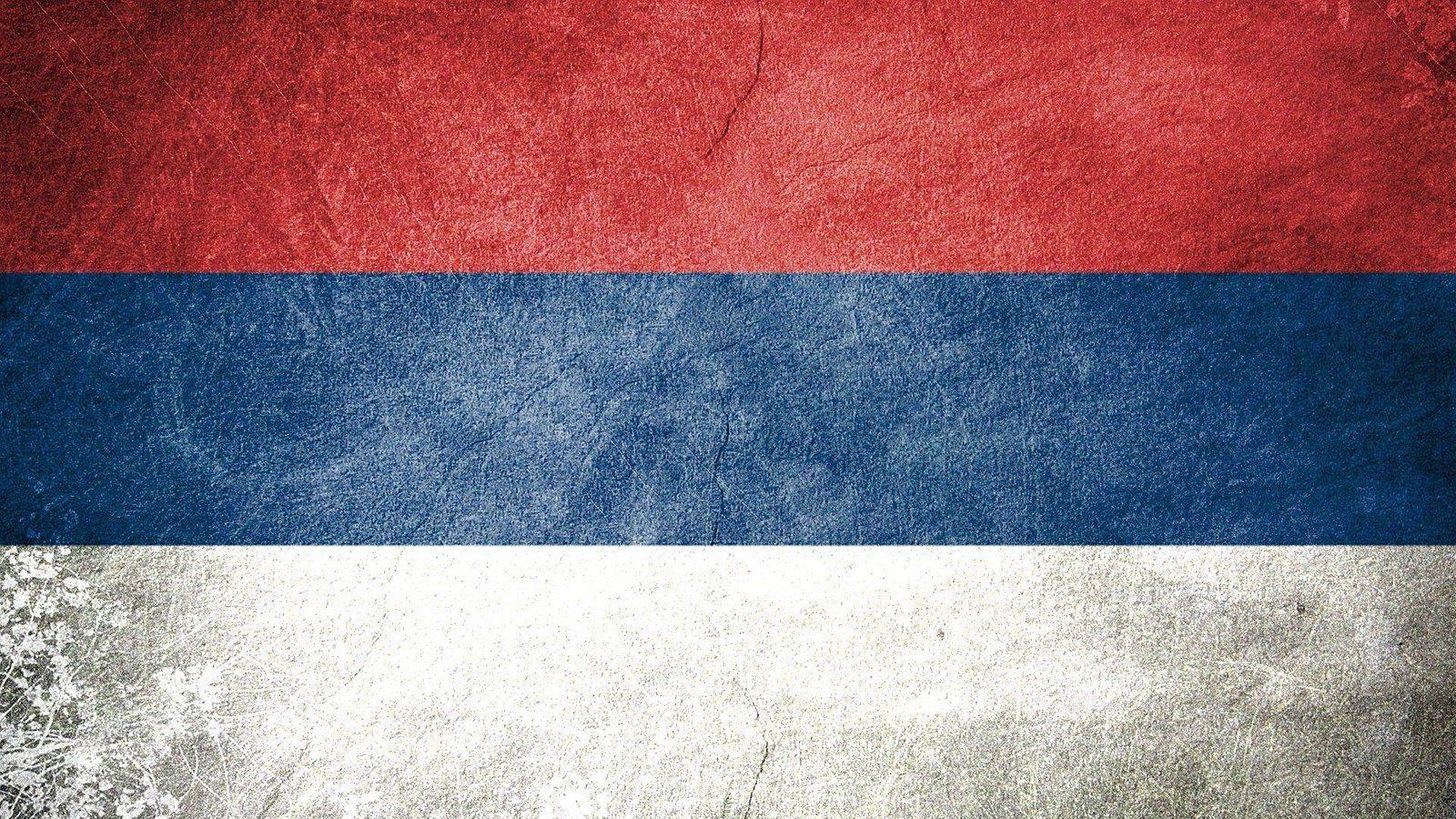 HD Serbia Flag Wallpaper