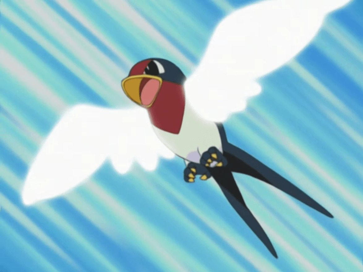 Ash Taillow Wing Attack.png. Pokémon