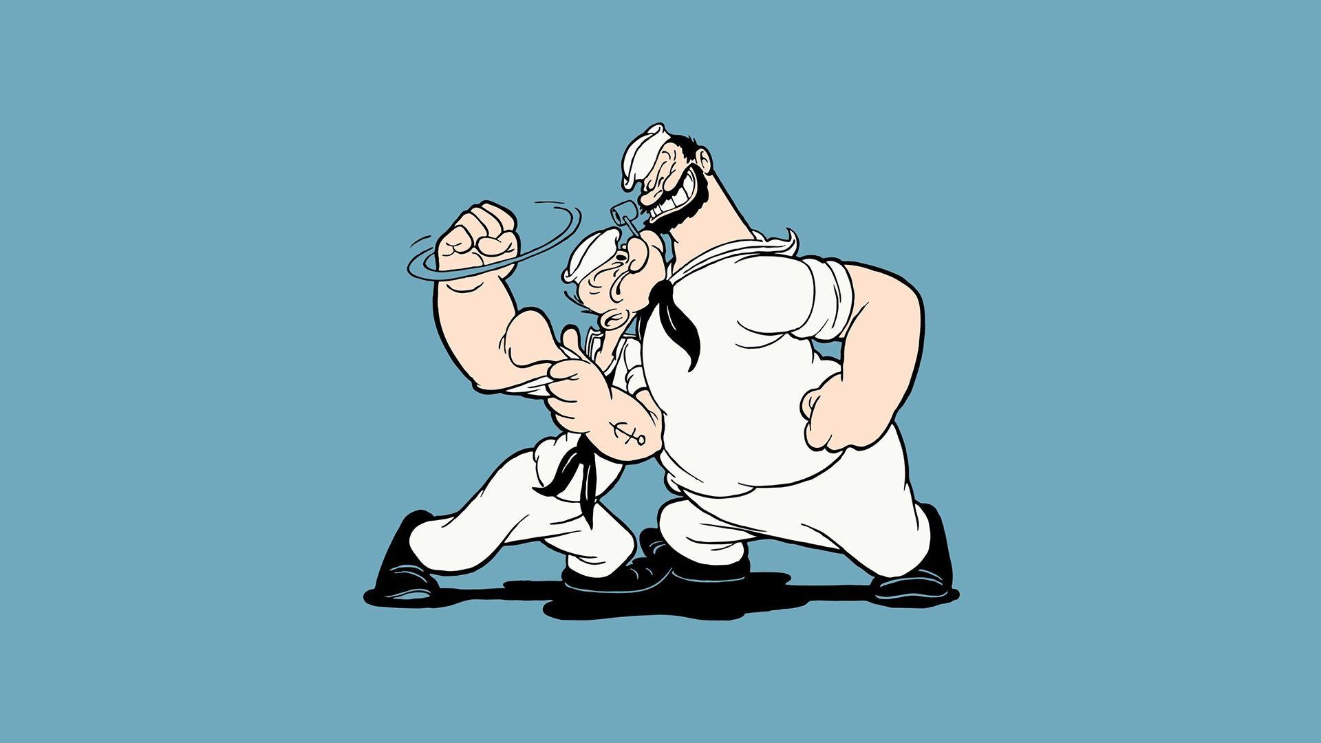 Popeye Sailor Man Full HD Wallpaper Pf Cartoon Of Mobile High