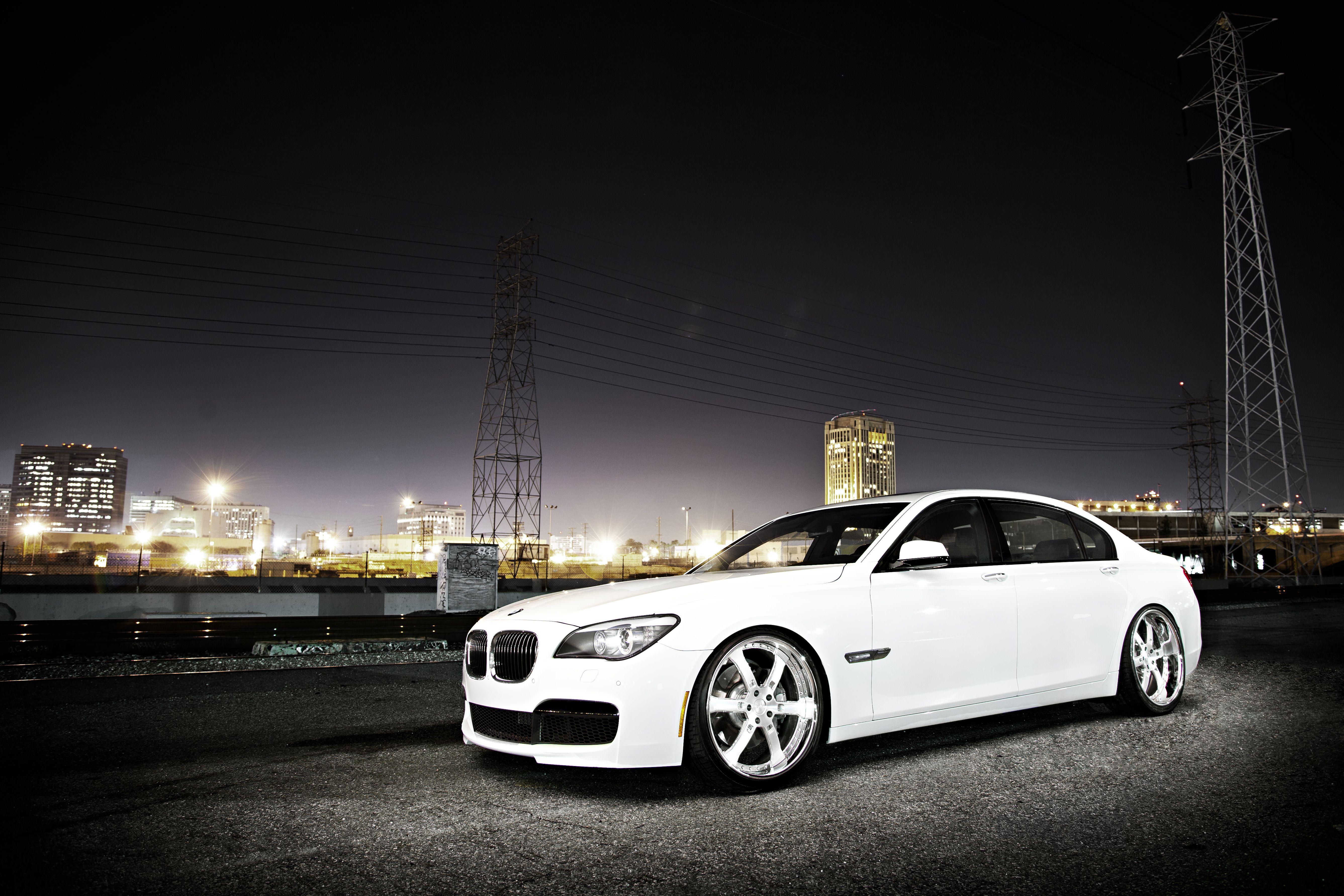 White BMW 7 series wallpaper and image, picture, photo