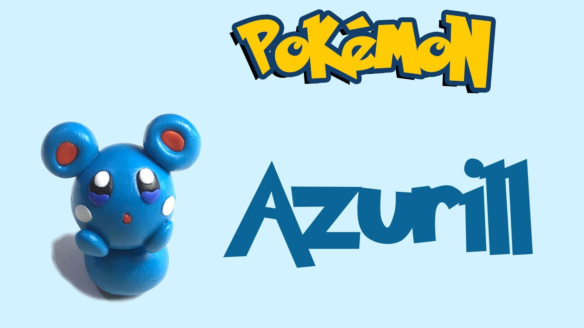 Bunbum's Howto Azurill. Pokemon Go Series. Playdoh Clay Tutorial