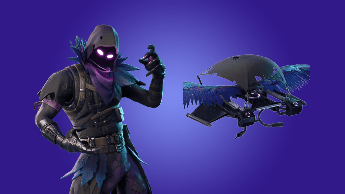 Coming Soon: Raven Outfit and Feathered Flyer Glider. Fortnite Info