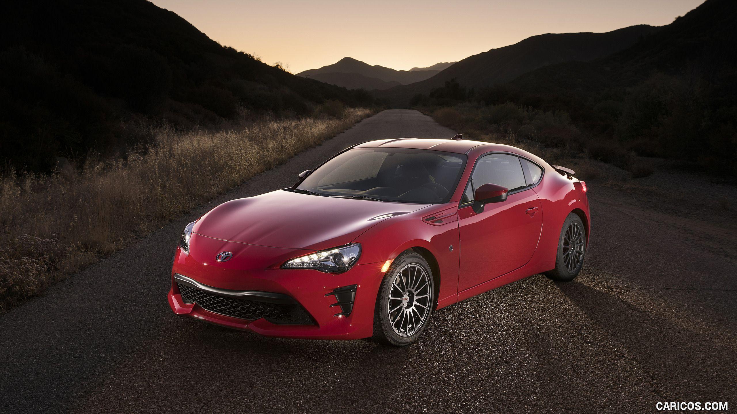 Toyota 86 Red With TRD Accessories Three Quarter HD