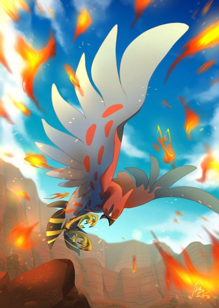 Commission By Jota: Talonflame's Glory By 7 Days Luck