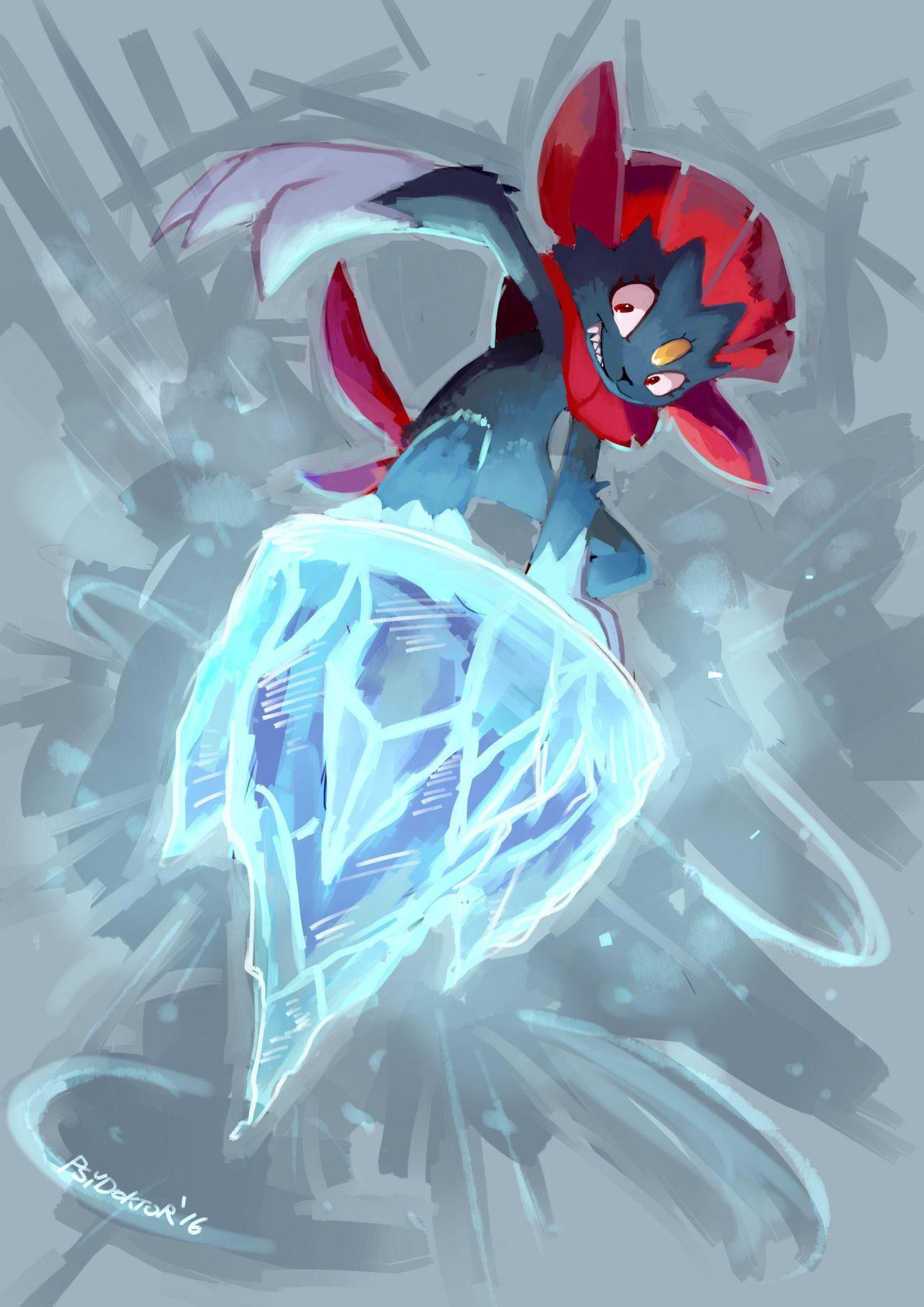 Weavile. IcyWeasel. Pokémon and Nintendo