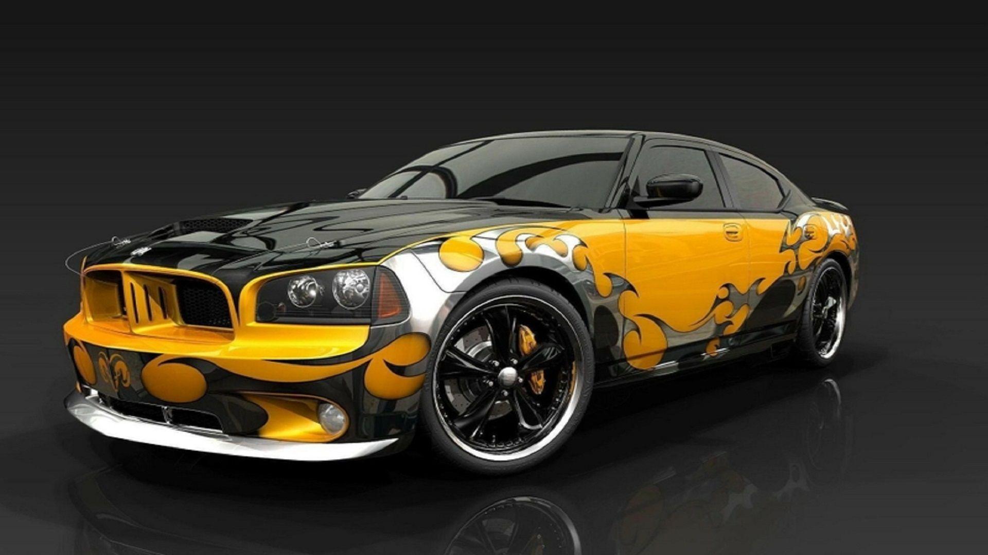 cars muscle cars creative dodge challenger dodge charger 1920x1200