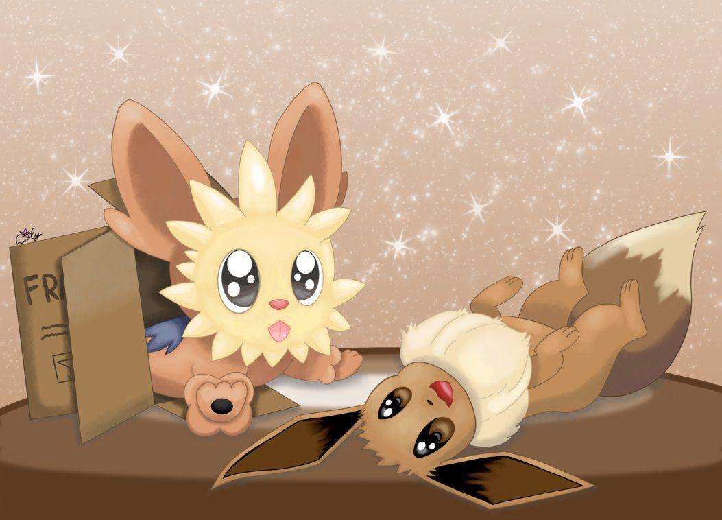 Lillipup and Eevee