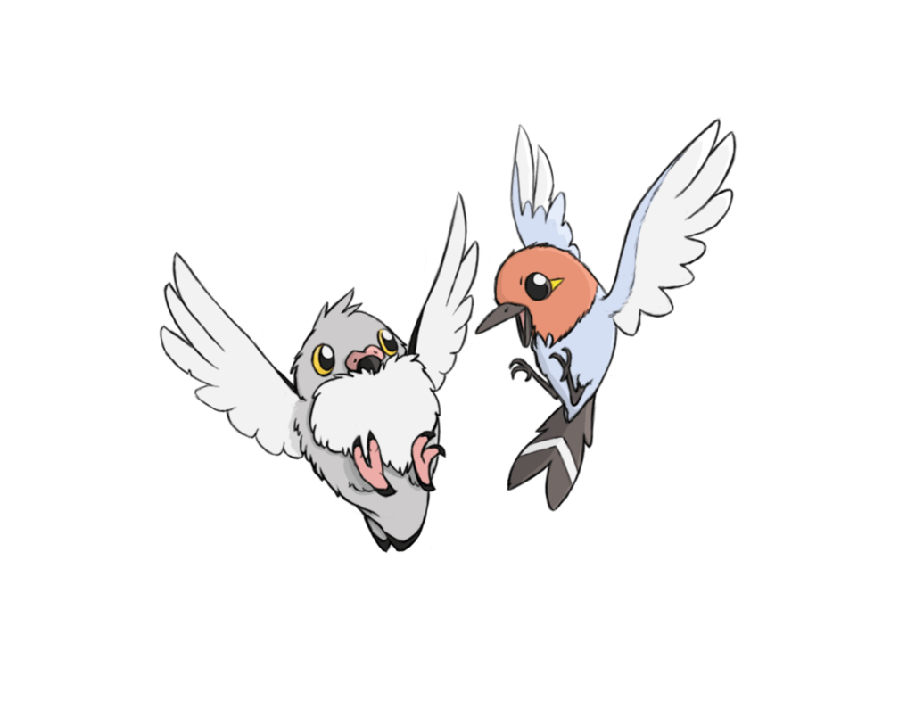 Fletchling and Pidove