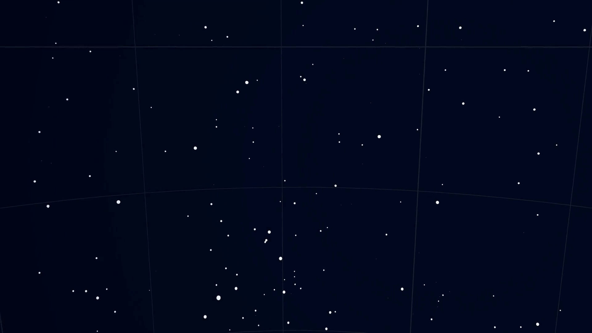Constellation of Equuleus. Scaled star shapes Motion Background