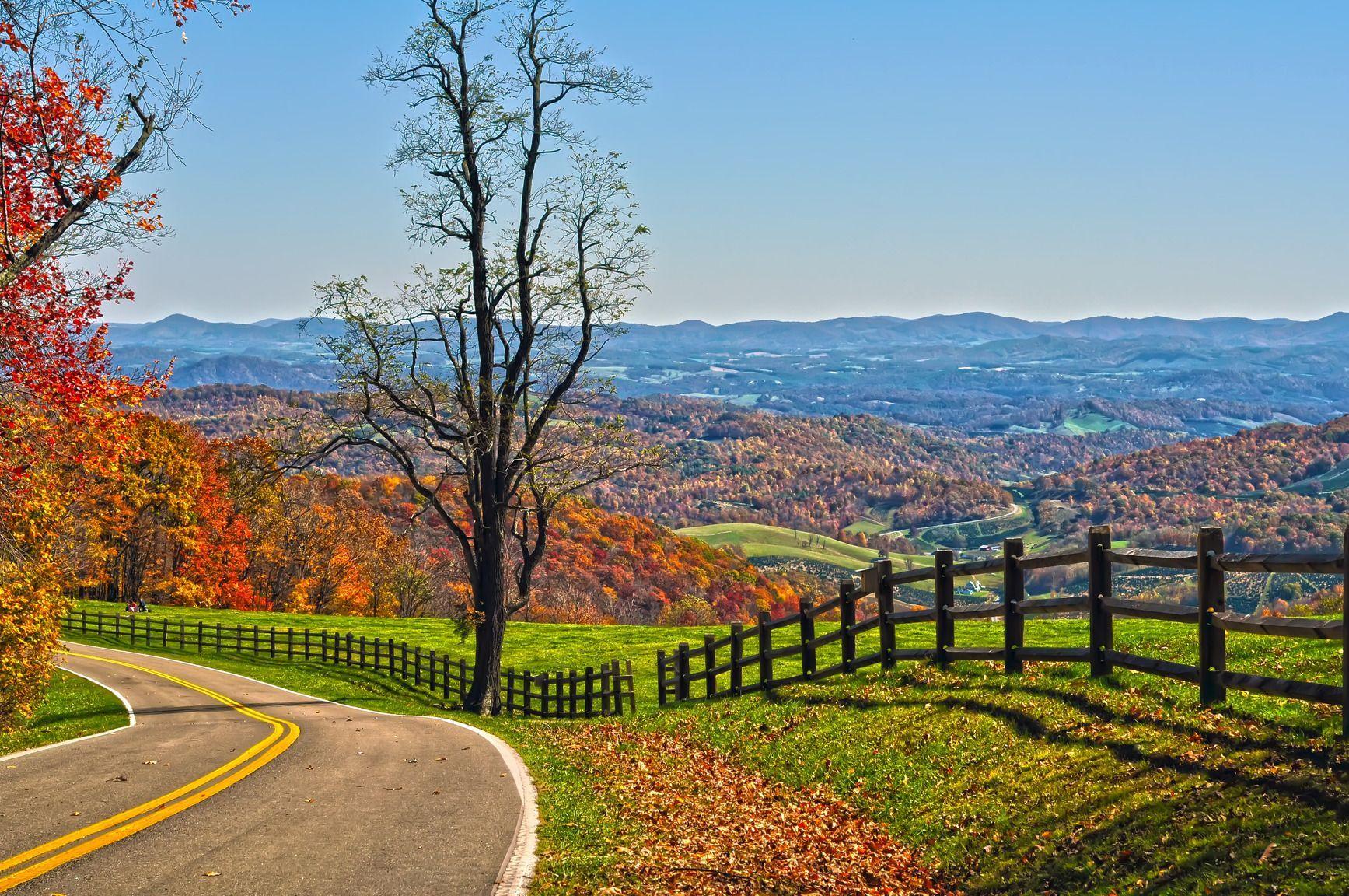 Free Blue Ridge Parkway, Virginia 1080p Wallpaper. Blackwood