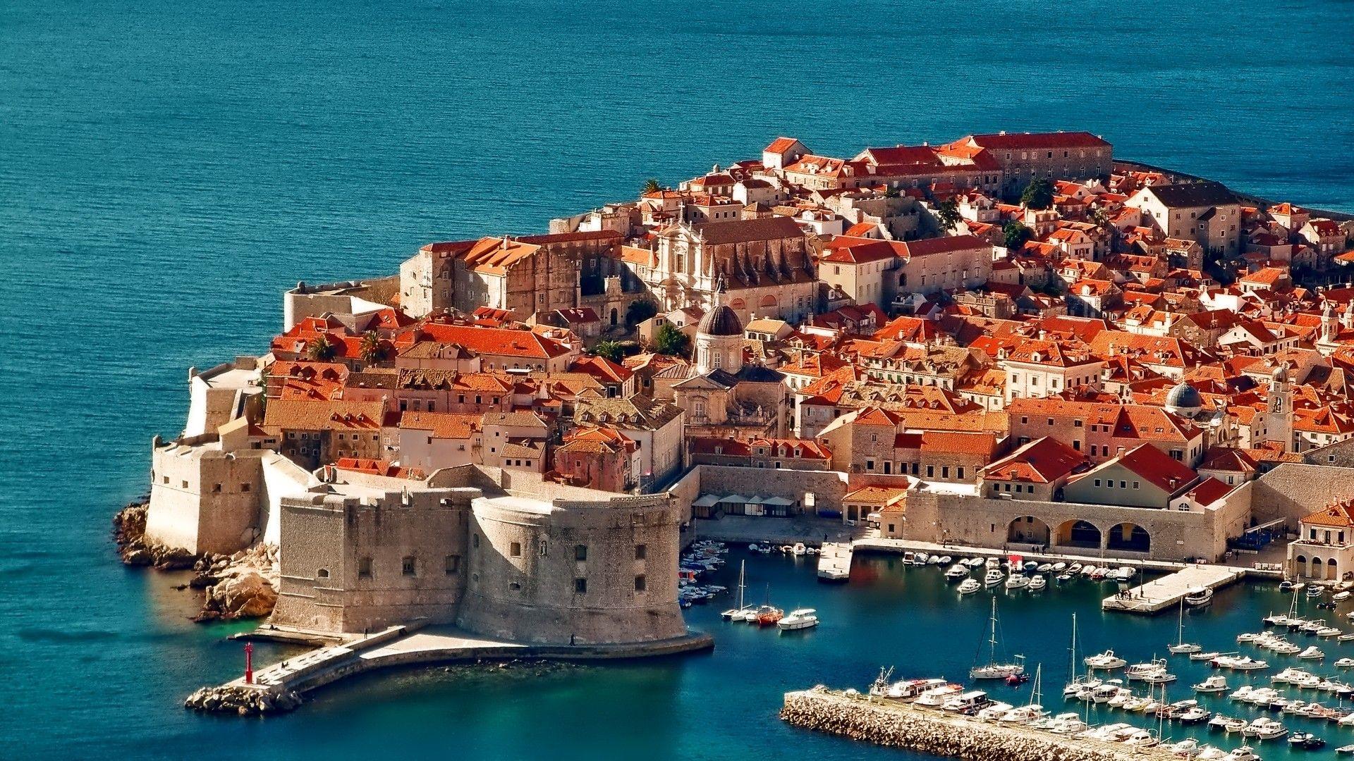 Dubrovnik Houses Chorwacja House Sea Dual Wallpaper Houses for HD