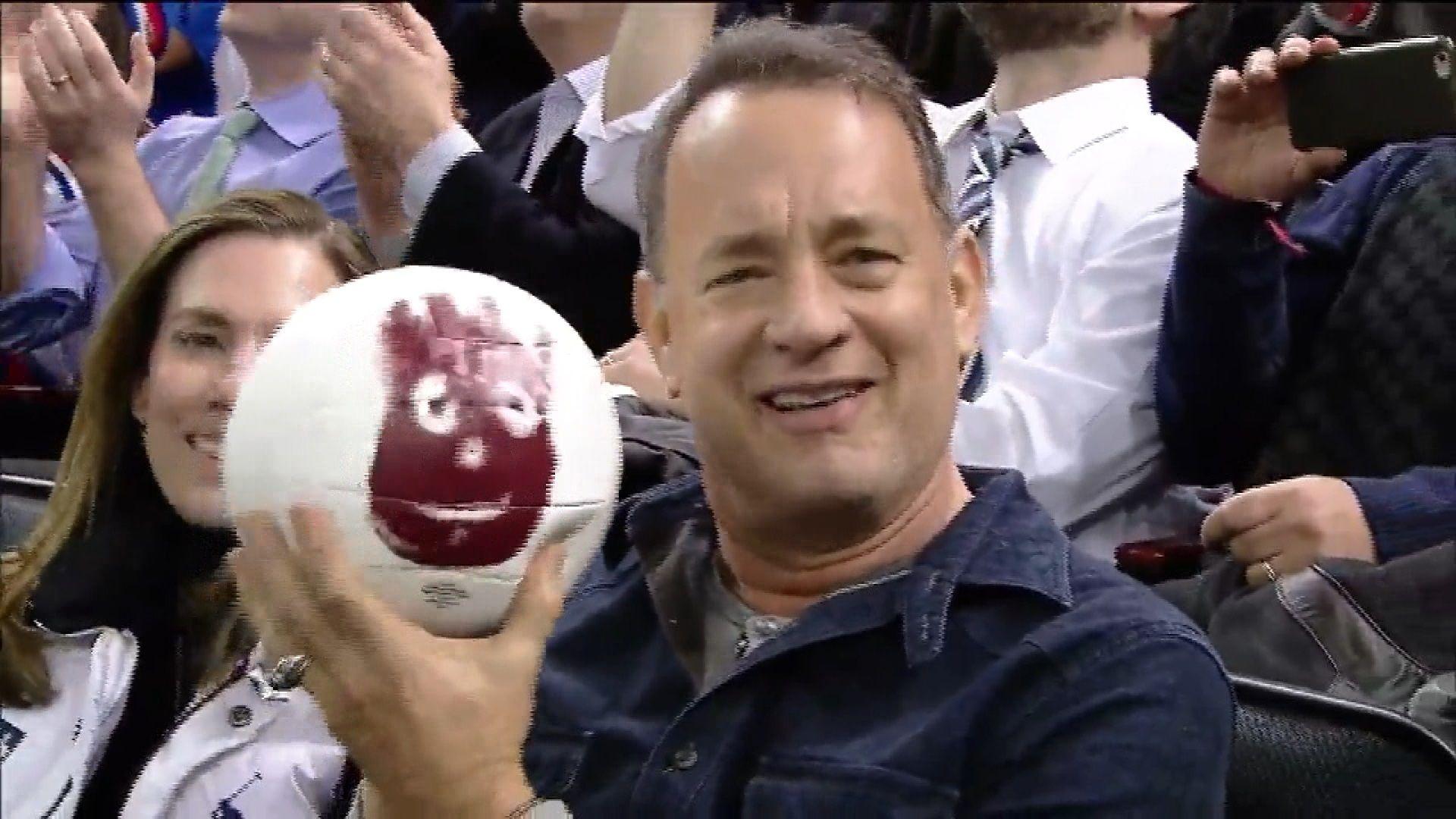 Tom Hanks Reunites With His 'Cast Away' Co Star, Wilson