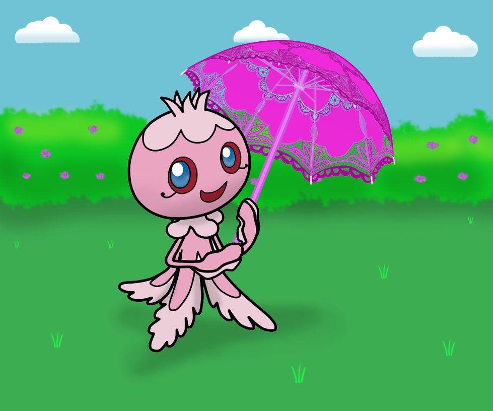 Frillish with parasol