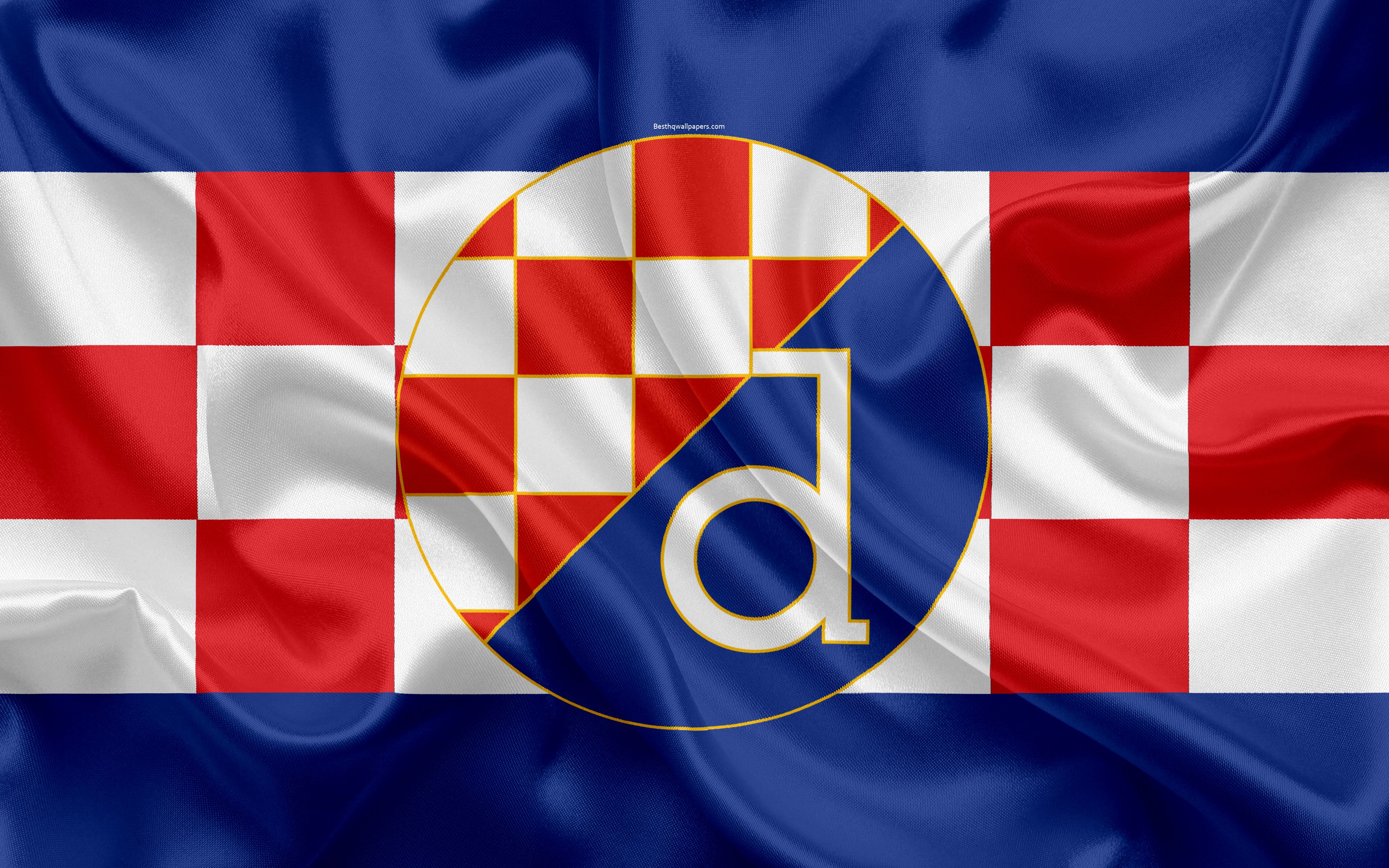 Download wallpaper Dinamo Zagreb FC, 4k, Croatian football club