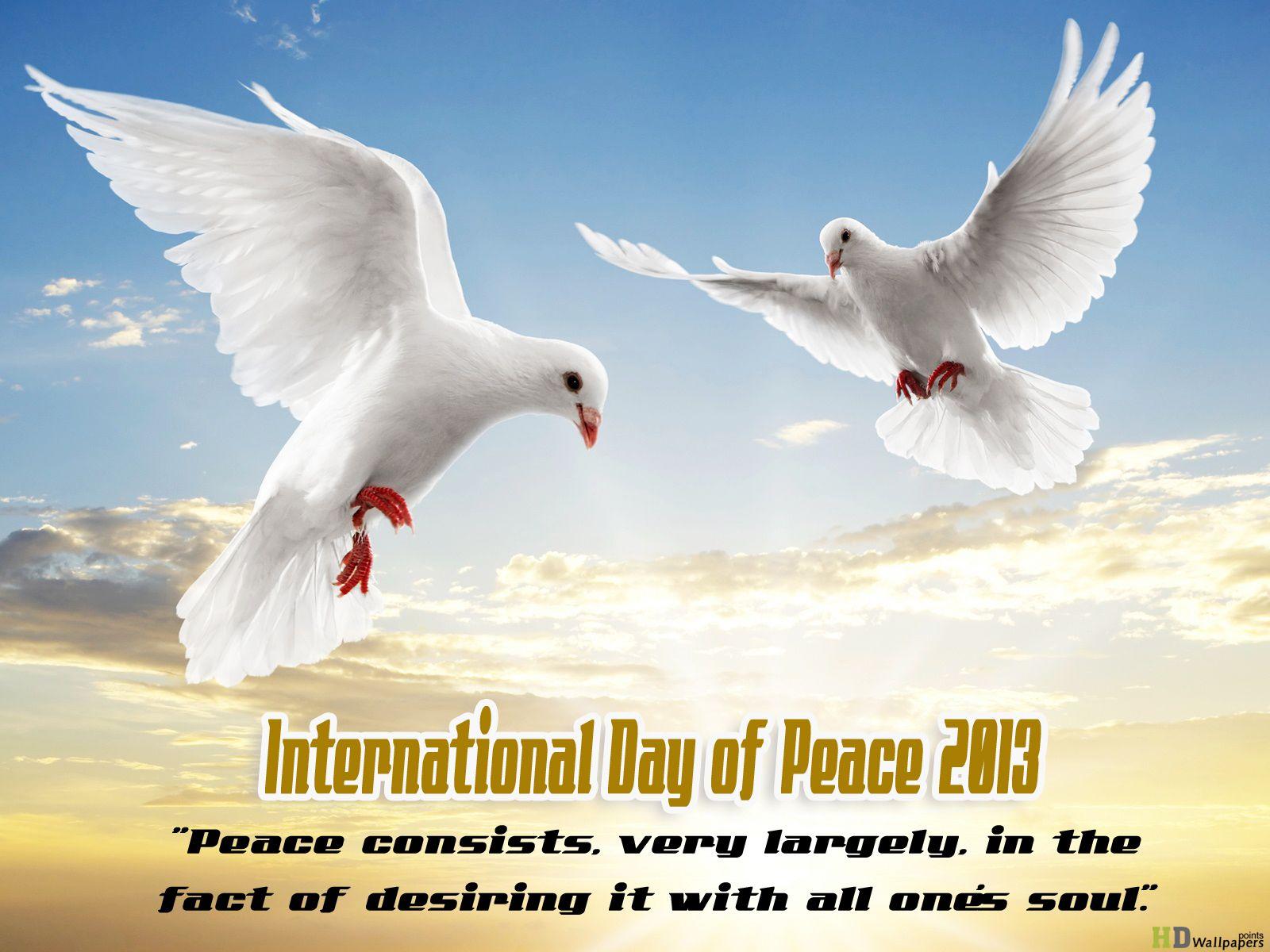 Peace day Photo Picture Wallpaper for facebook. peace day image