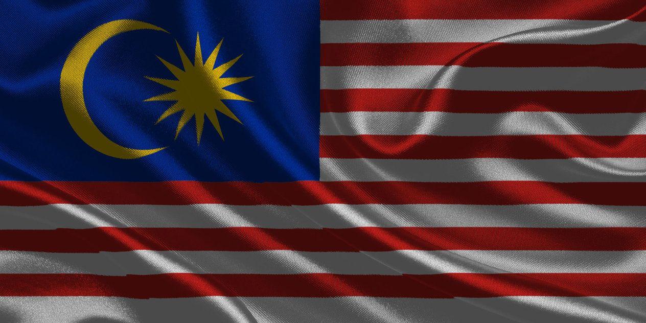 Flag of Malaysia Wallpaper in 3D