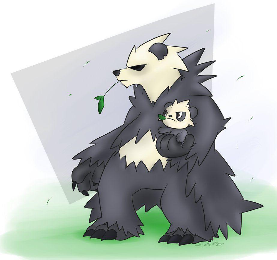 Pangoro And Pancham(Pokemon X And Y) By Wonder Waffle