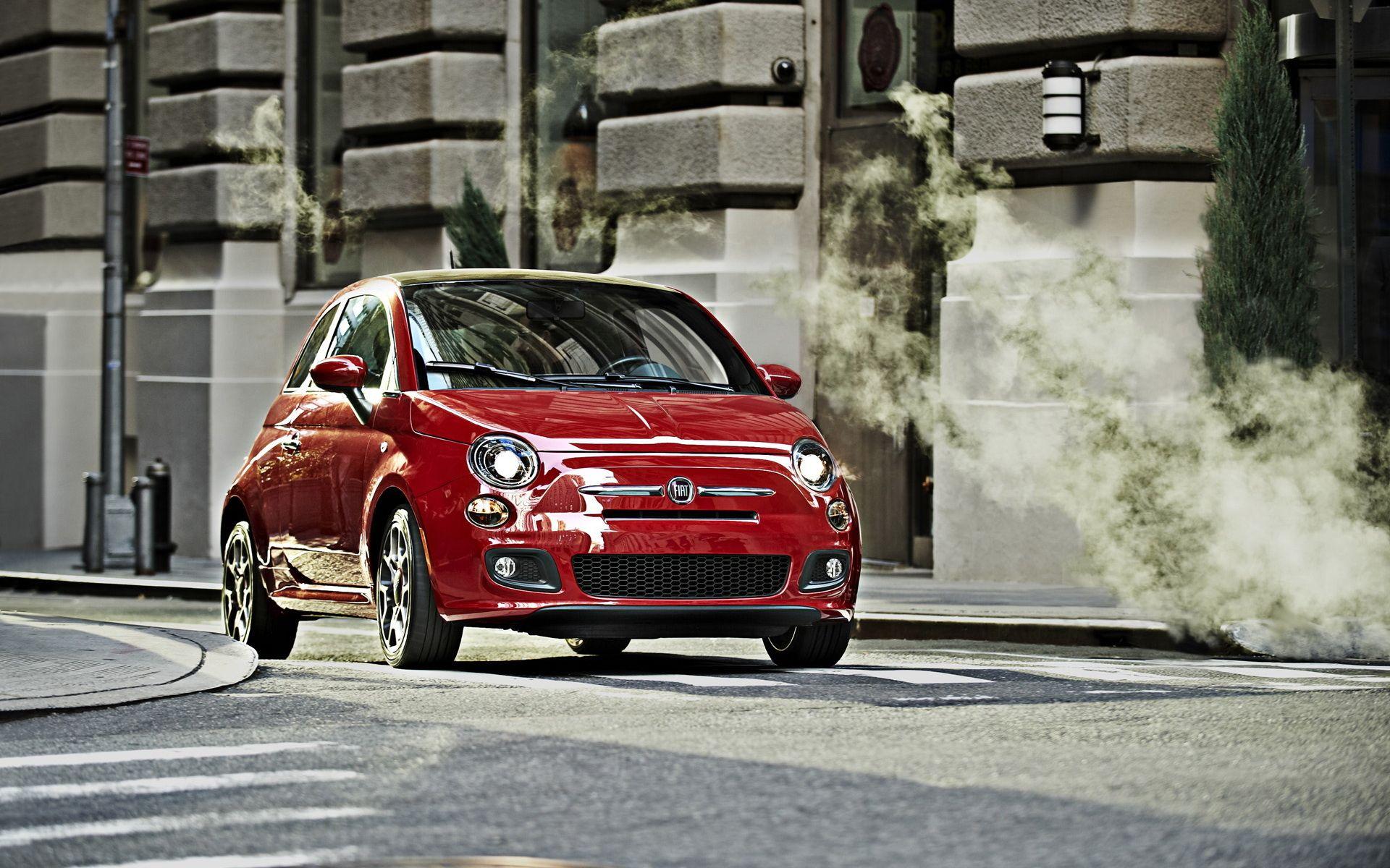 Fiat 500 Red Wallpaper And Image, Picture, Photo