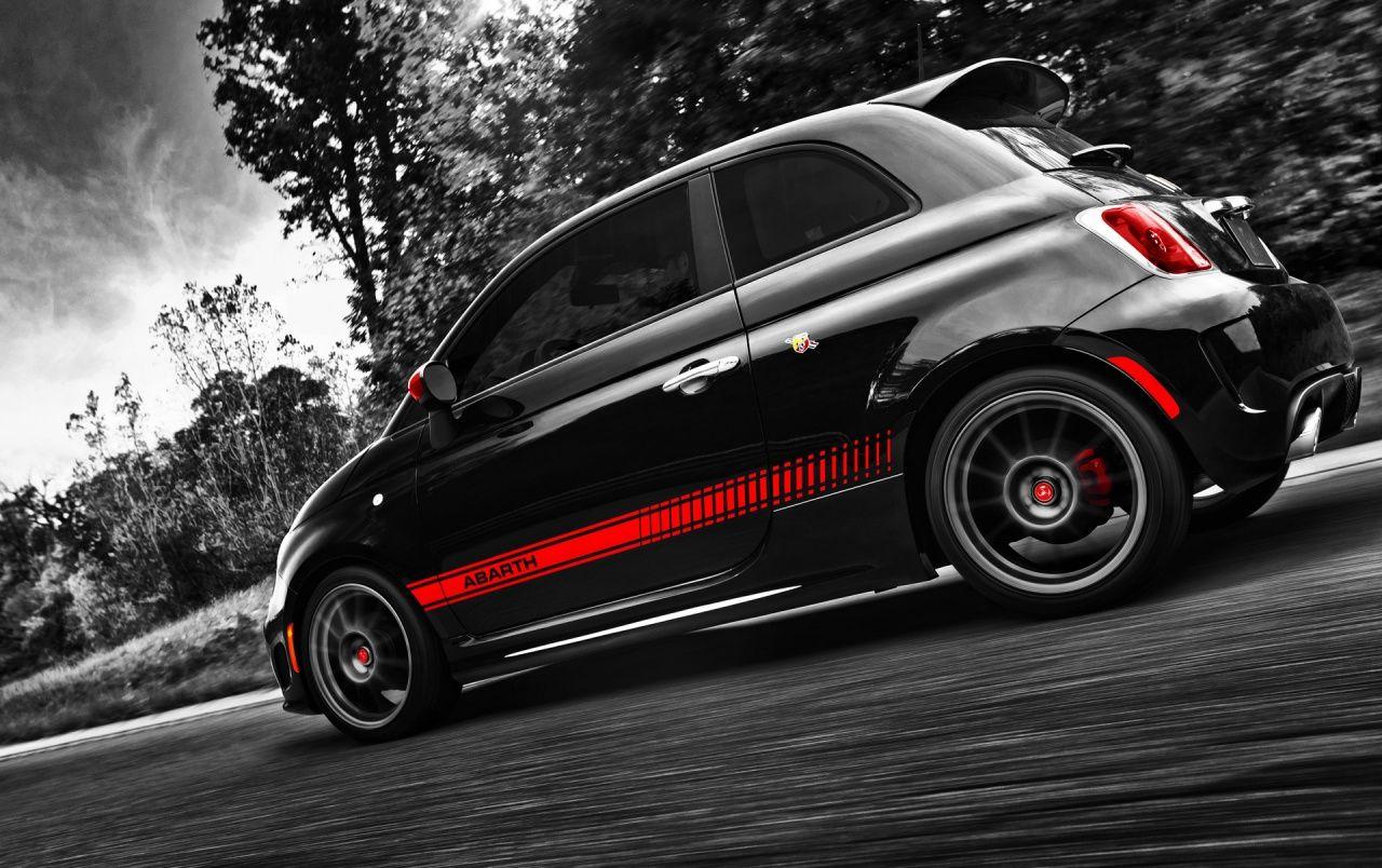 Fiat 500 Abarth Side Angle wallpaper. Fiat 500 Abarth Side Angle
