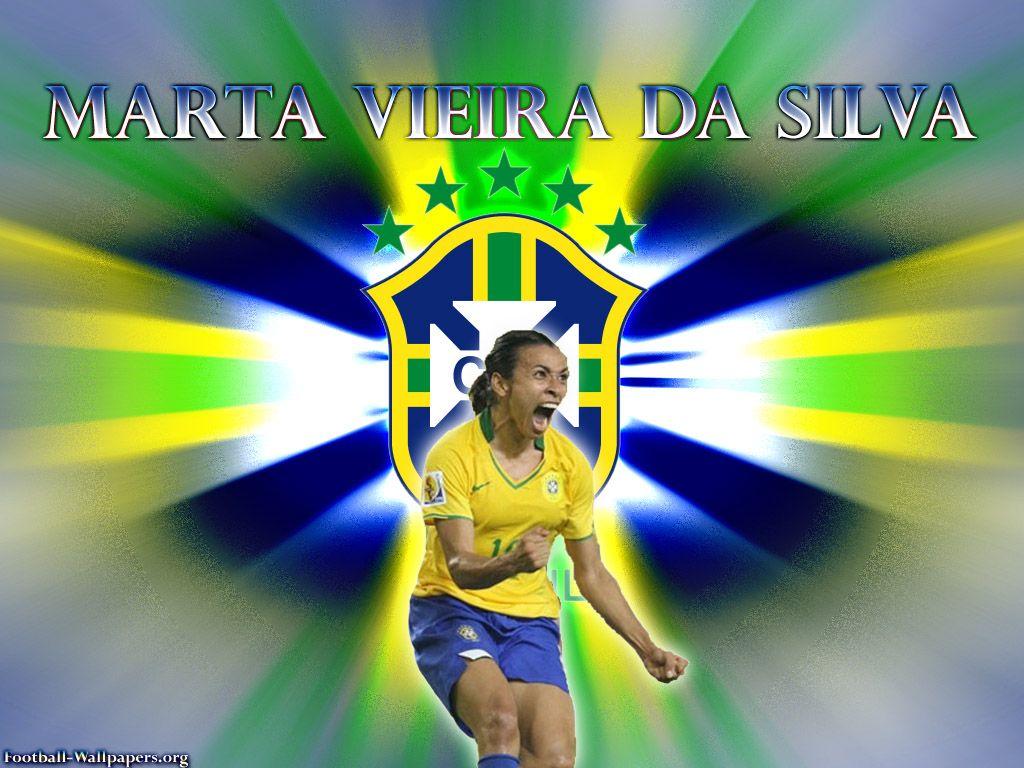 Football Soccer Wallpaper Marta Vieira Da Silva Wallpaper