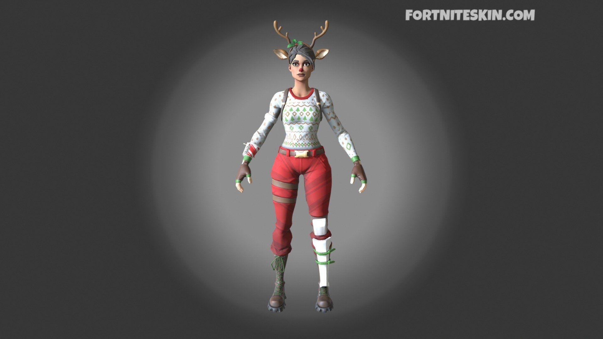 Fortnite Red Nosed Raider Png