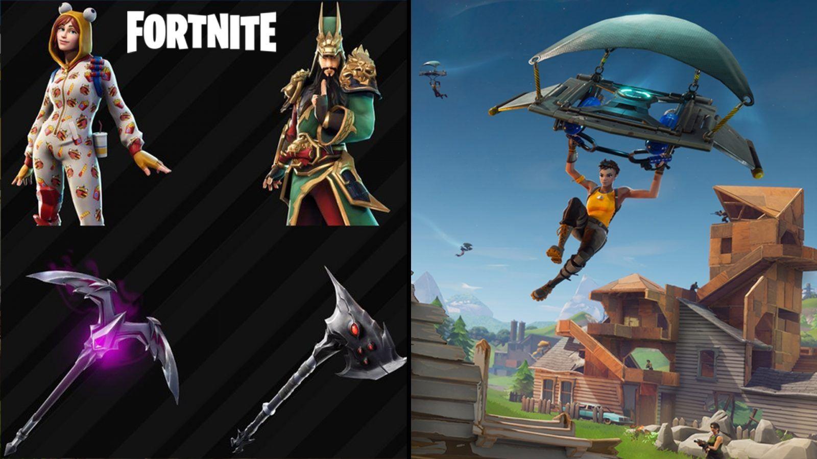 Leaked Fortnite skins and cosmetics found in the V6.10 update files