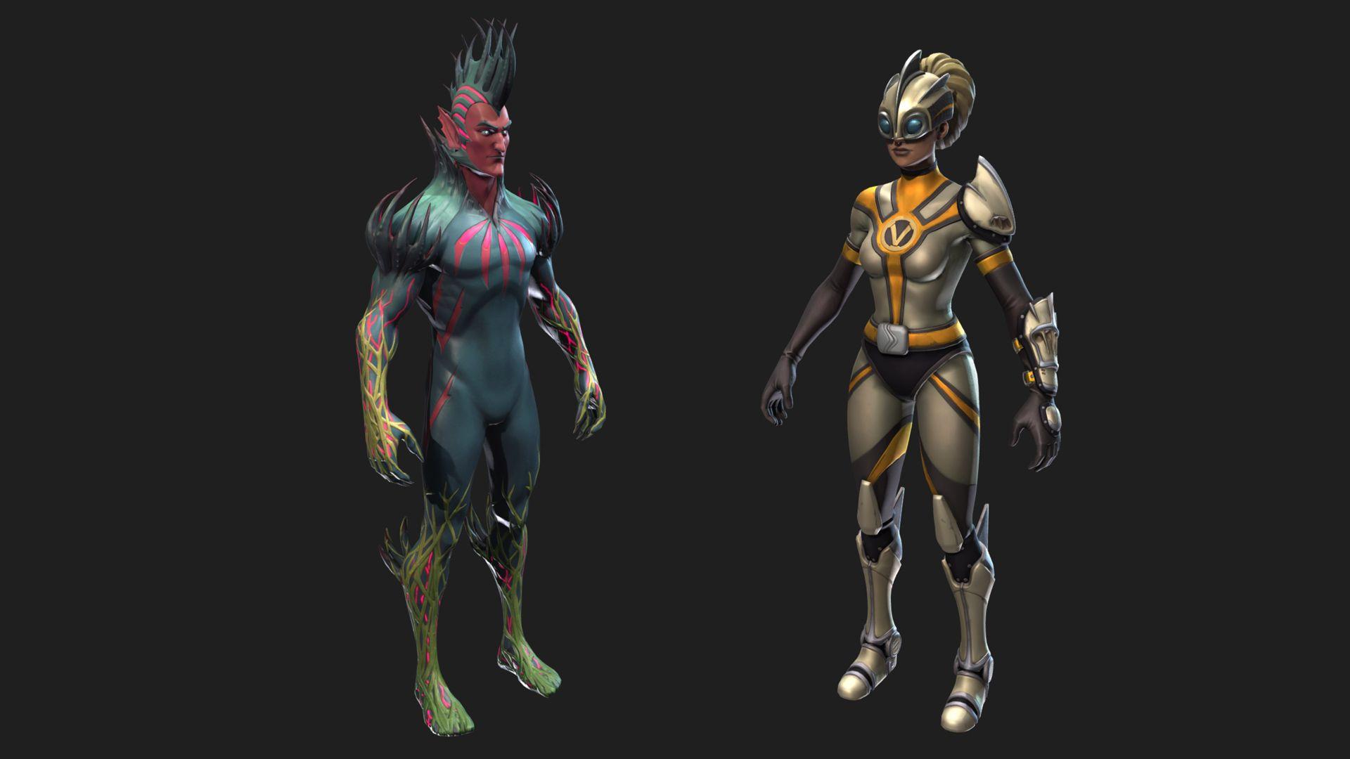 3D models for the upcoming skins found in Patch v4.3.0