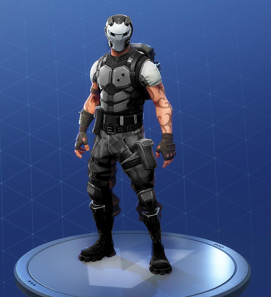 The Battlehawk skin with Carbide's helmet looks like a bank robber