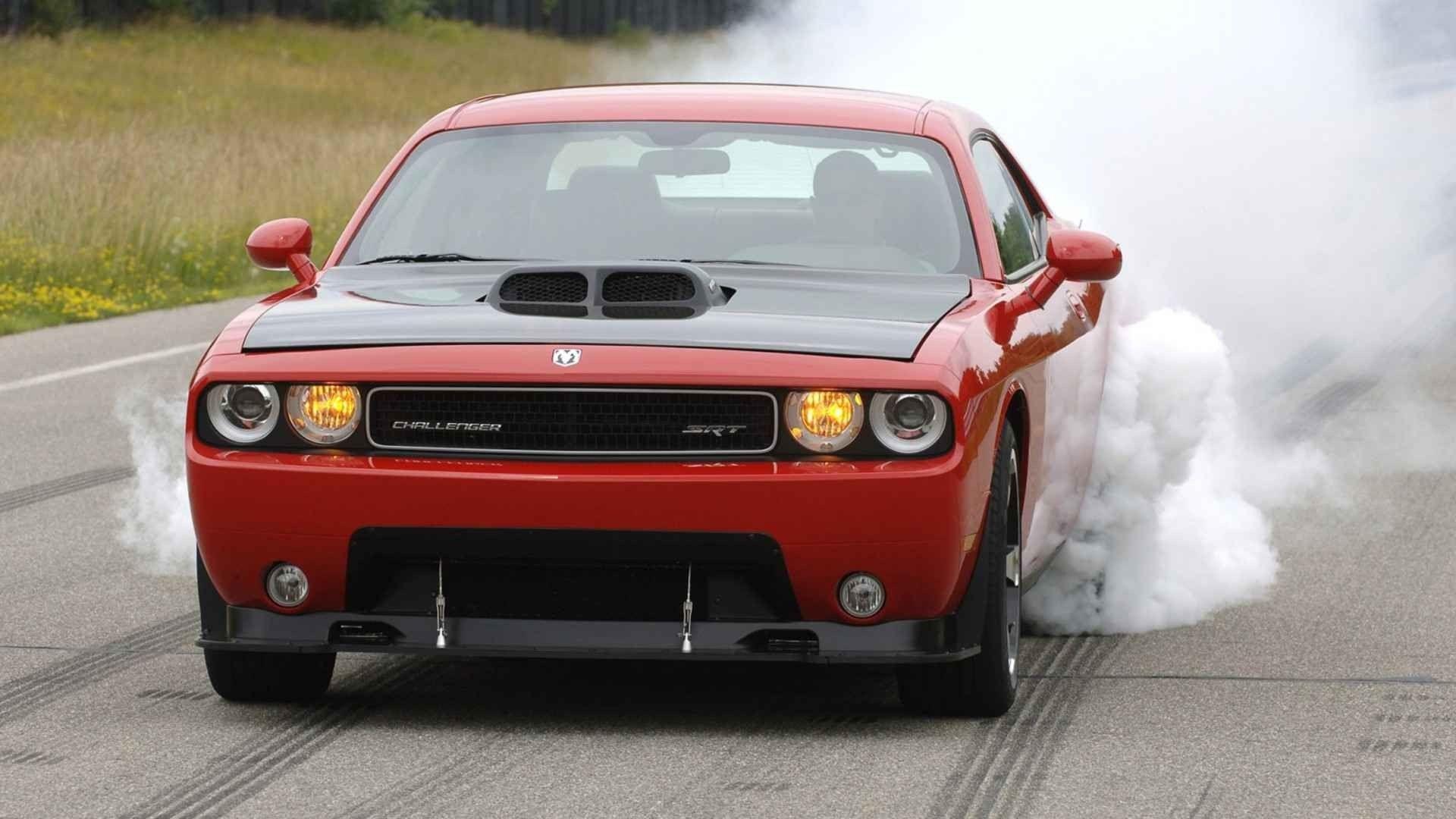 car muscle cars dodge challenger red cars wallpaper and background