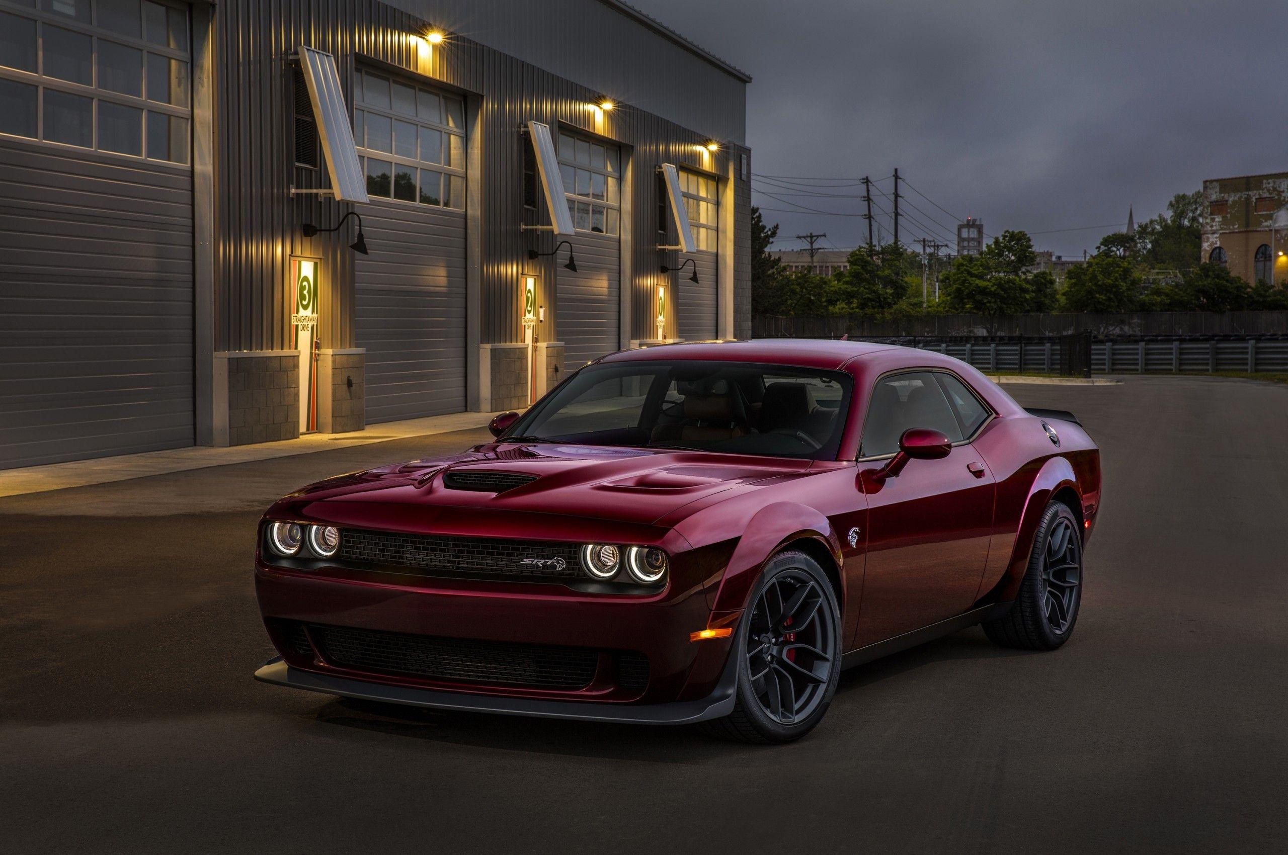 Download 2560x1700 Dodge Challenger, Red, Muscle, Cars Wallpaper
