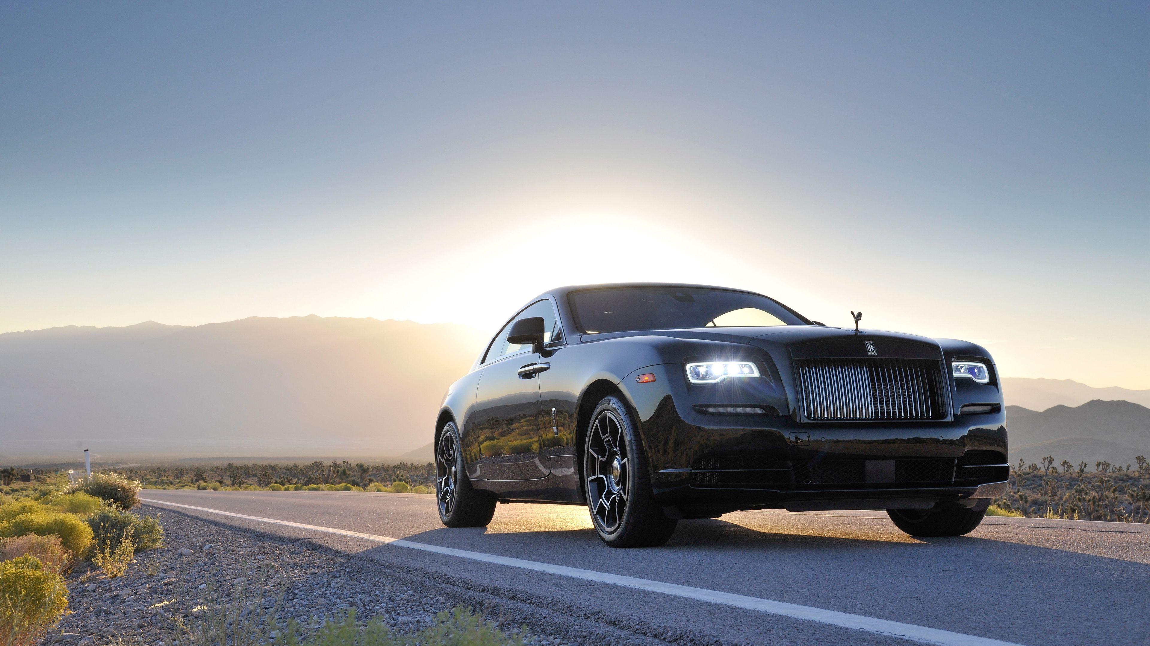 Rolls Royce Wraith Black Badge 4K Wallpaper. HD Car Wallpaper