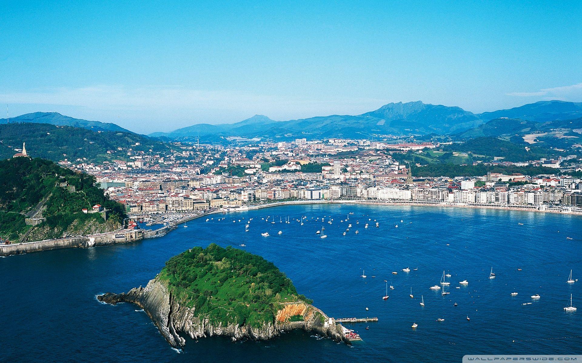 View of San Sebastián, Spain ❤ 4K HD Desktop Wallpaper for 4K Ultra
