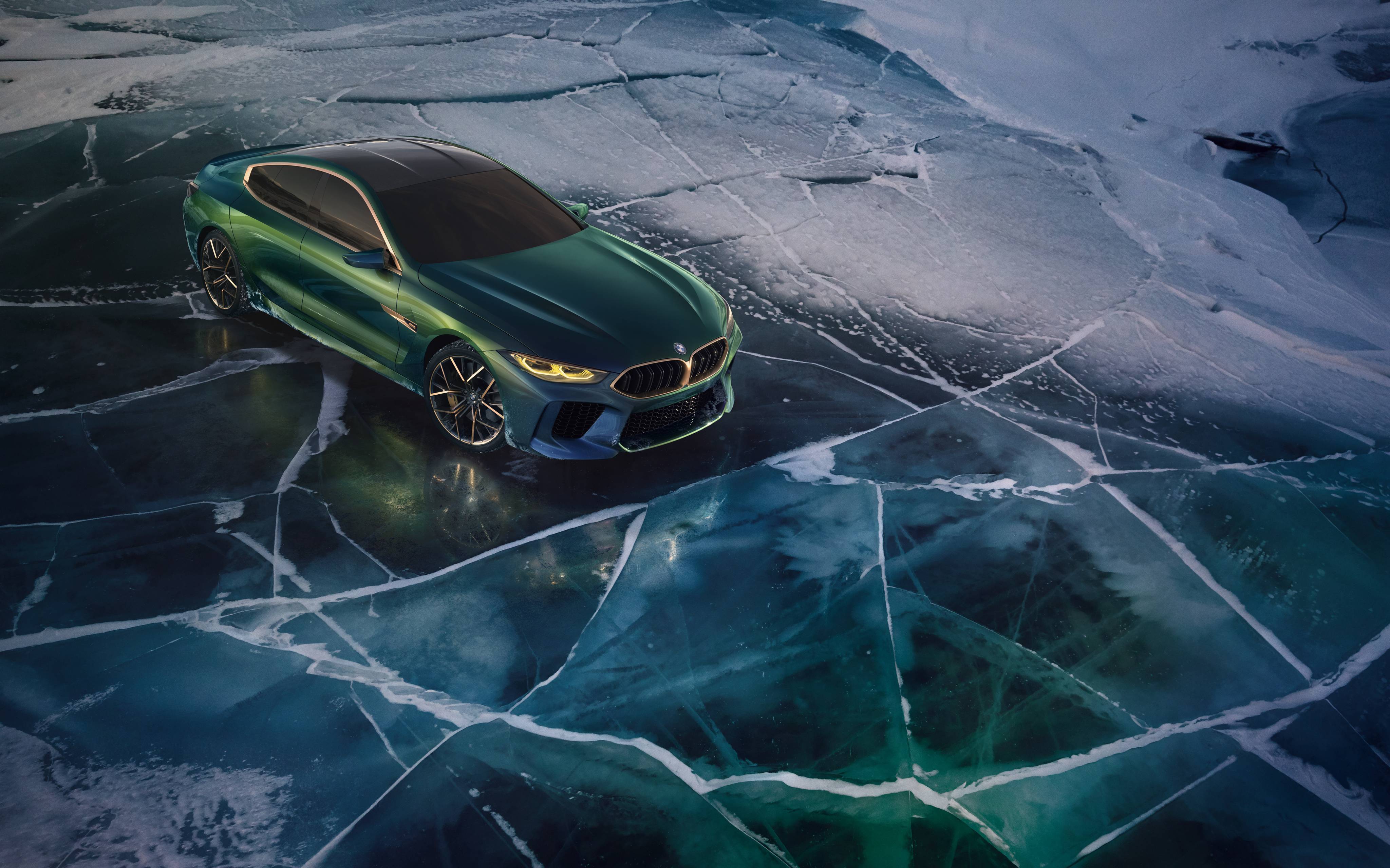 BMW Concept M8 Gran Coupe Geneva Motor Show 2018 4K wide Wallpaper